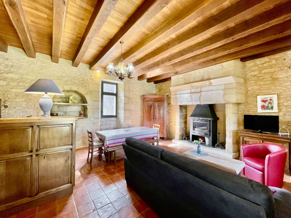 Gîte en Dordogne pièce à vivre