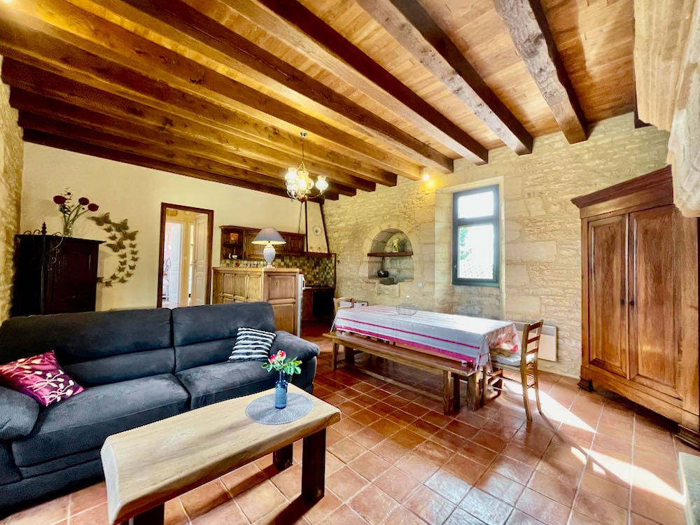 Gîte en Dordogne salon