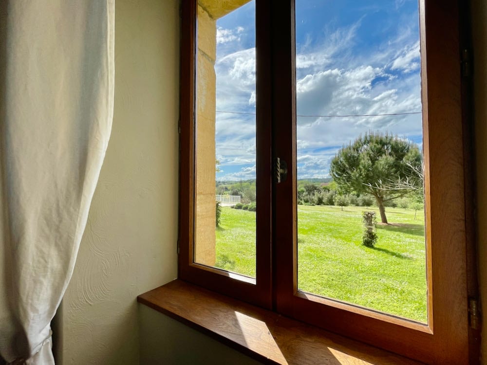Gîte Dordogne vue parc