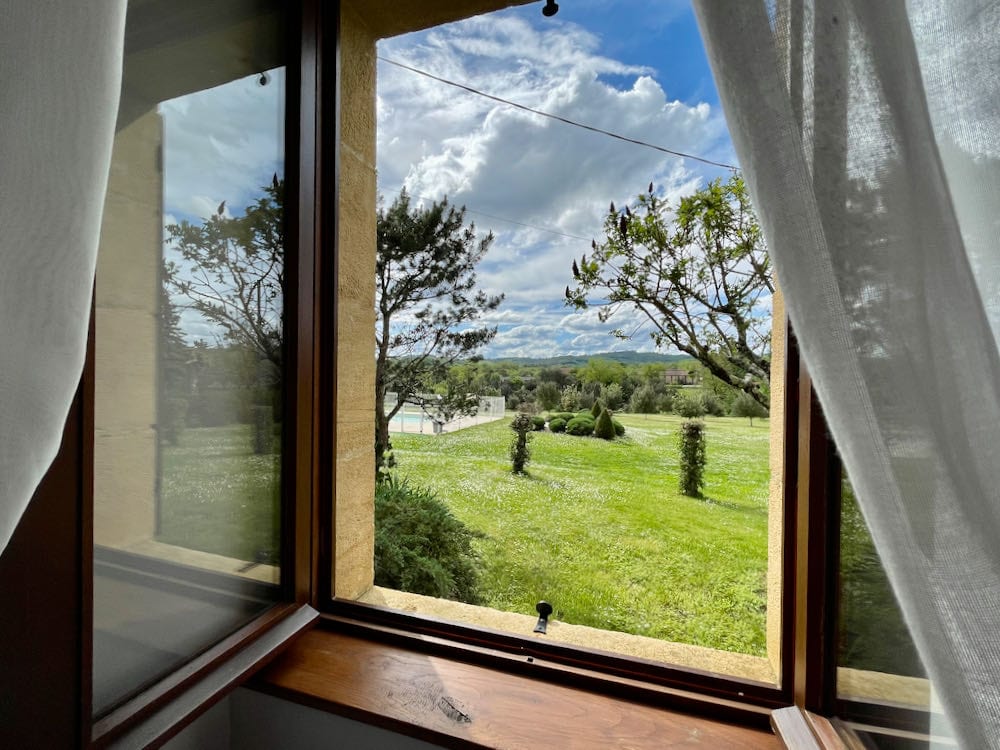 Gîte Dordogne vue parc