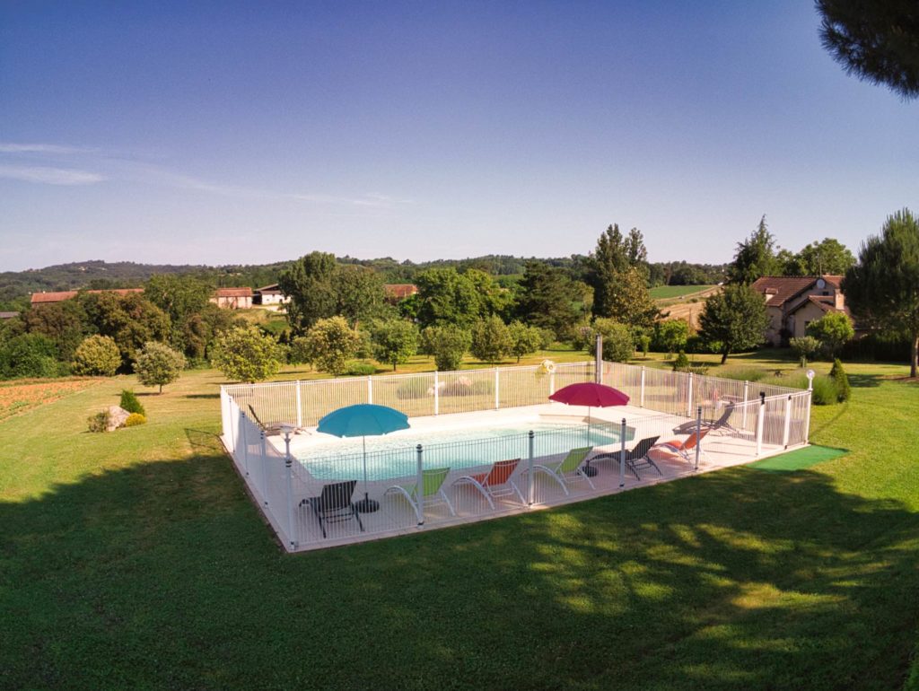 Gîte en Dordogne vue parc